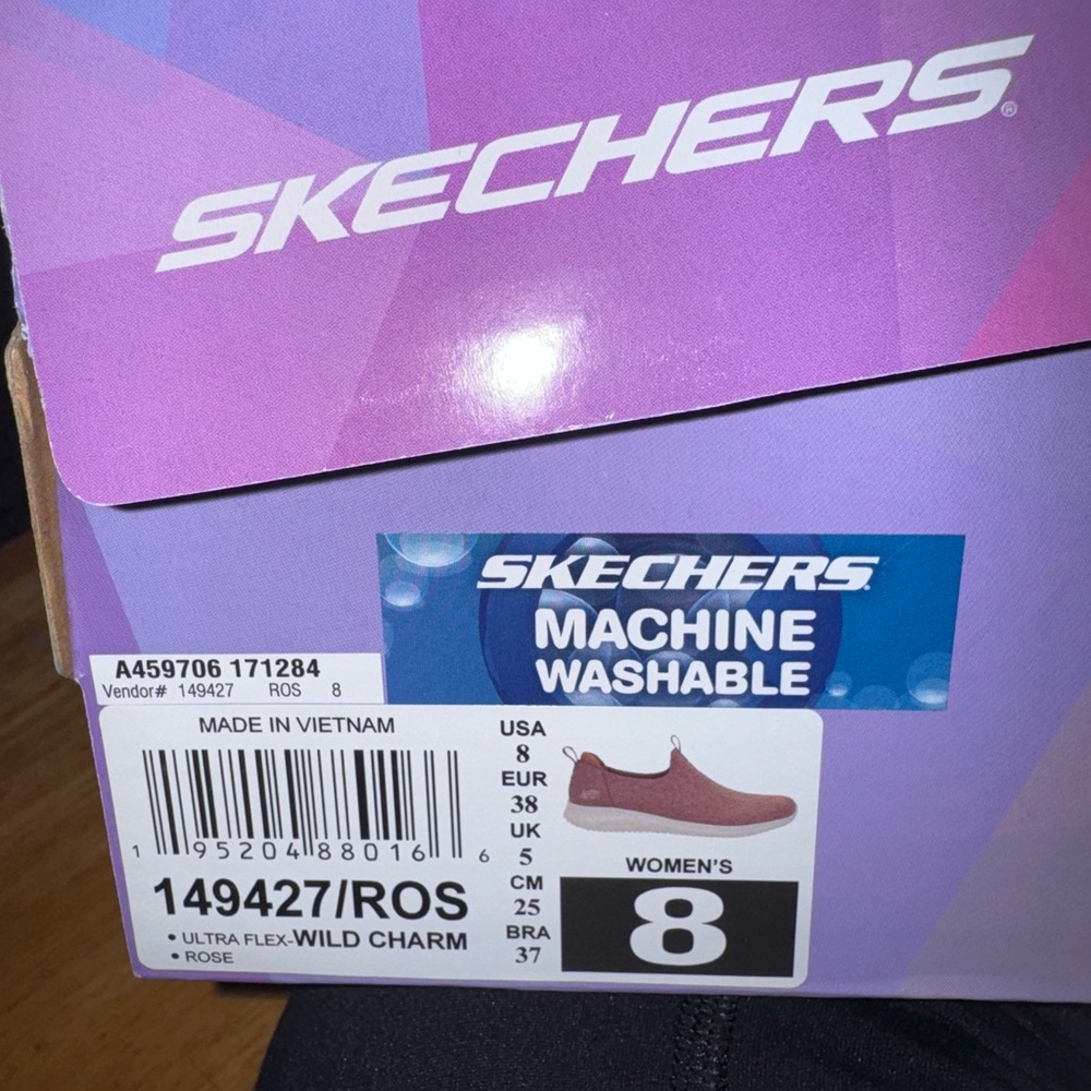 Skechers Women's Mauve Slip-On Sneakers - Picture 4 of 4